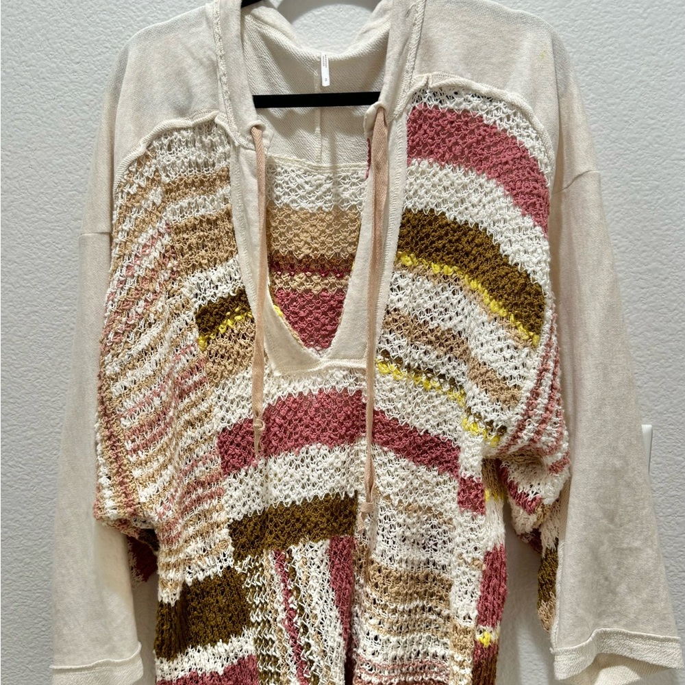 Free People Multicolor Knit Women's Sweater